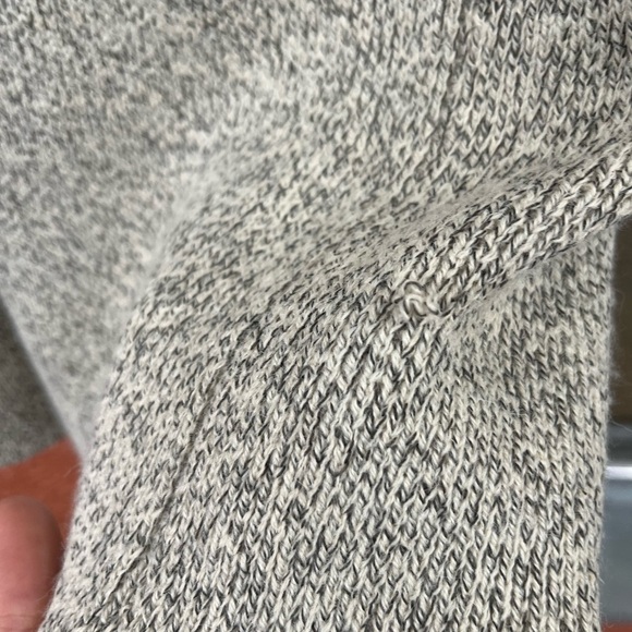 Monteau Los AngelesCardigan Open Front Blazer Style Marled Grey/Tan Size Medium - Picture 5 of 5